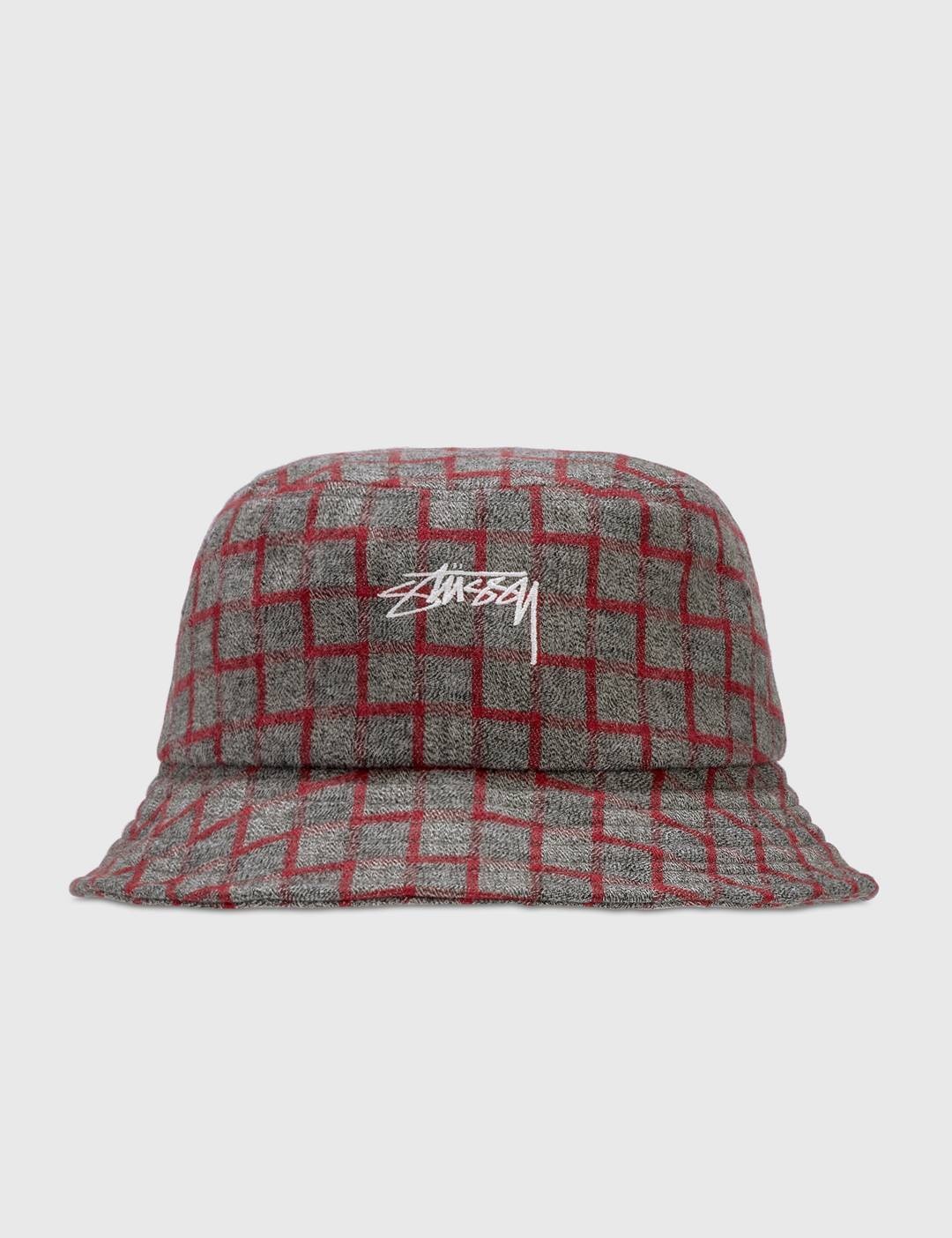 Brent Check Wool Bucket Hat - 2