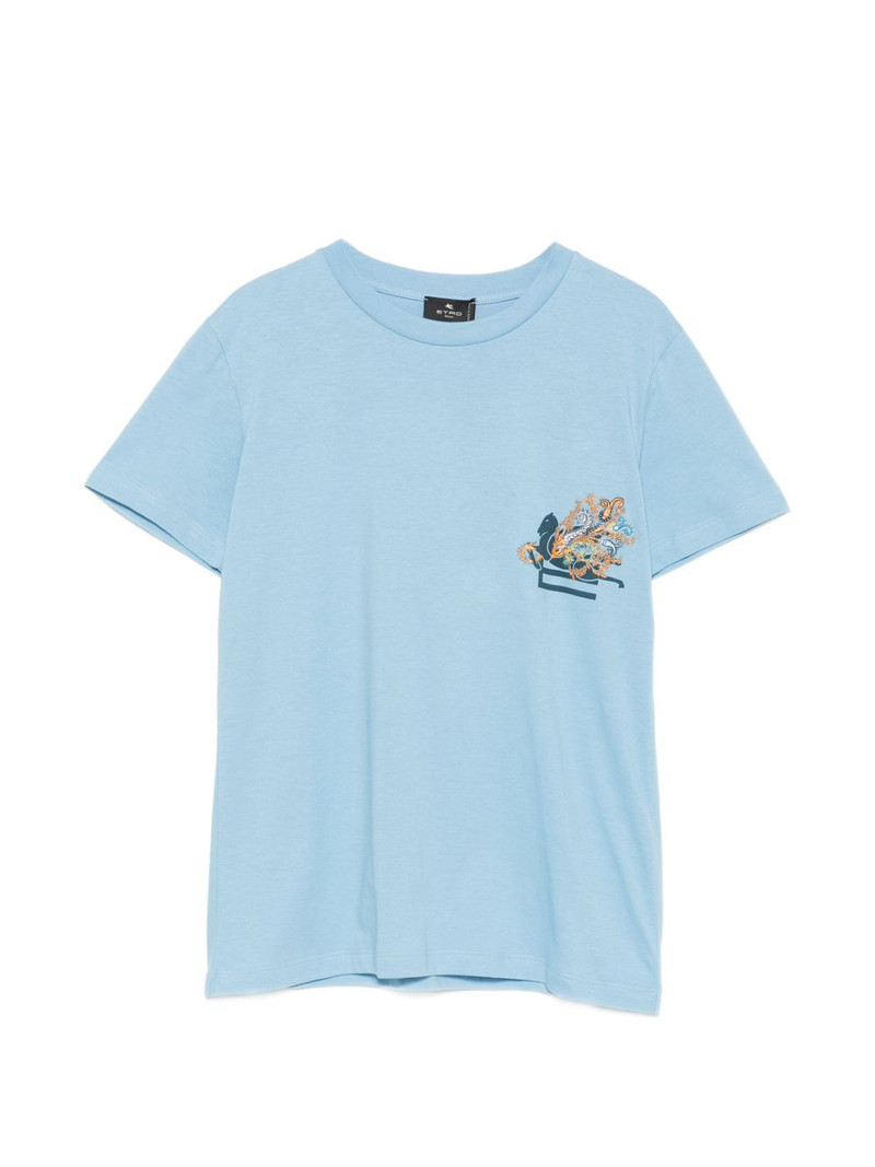 paisley print T-shirt 1