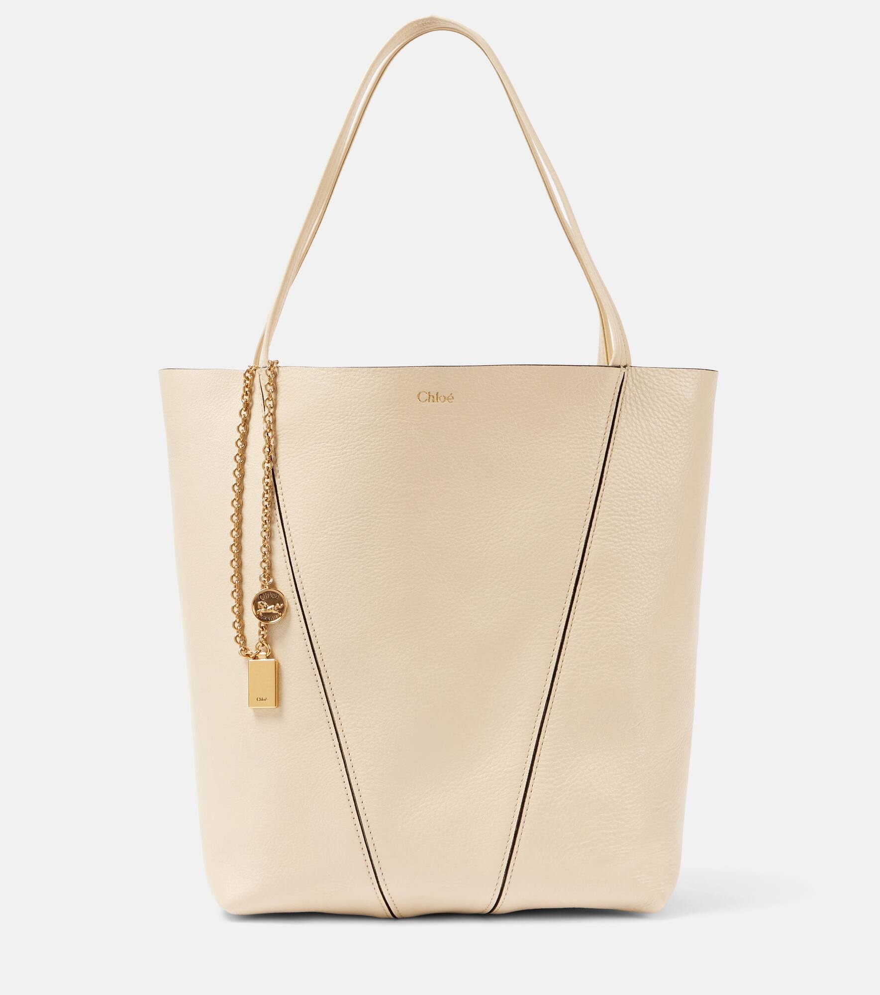Chloé Spin large leather tote bag - 1