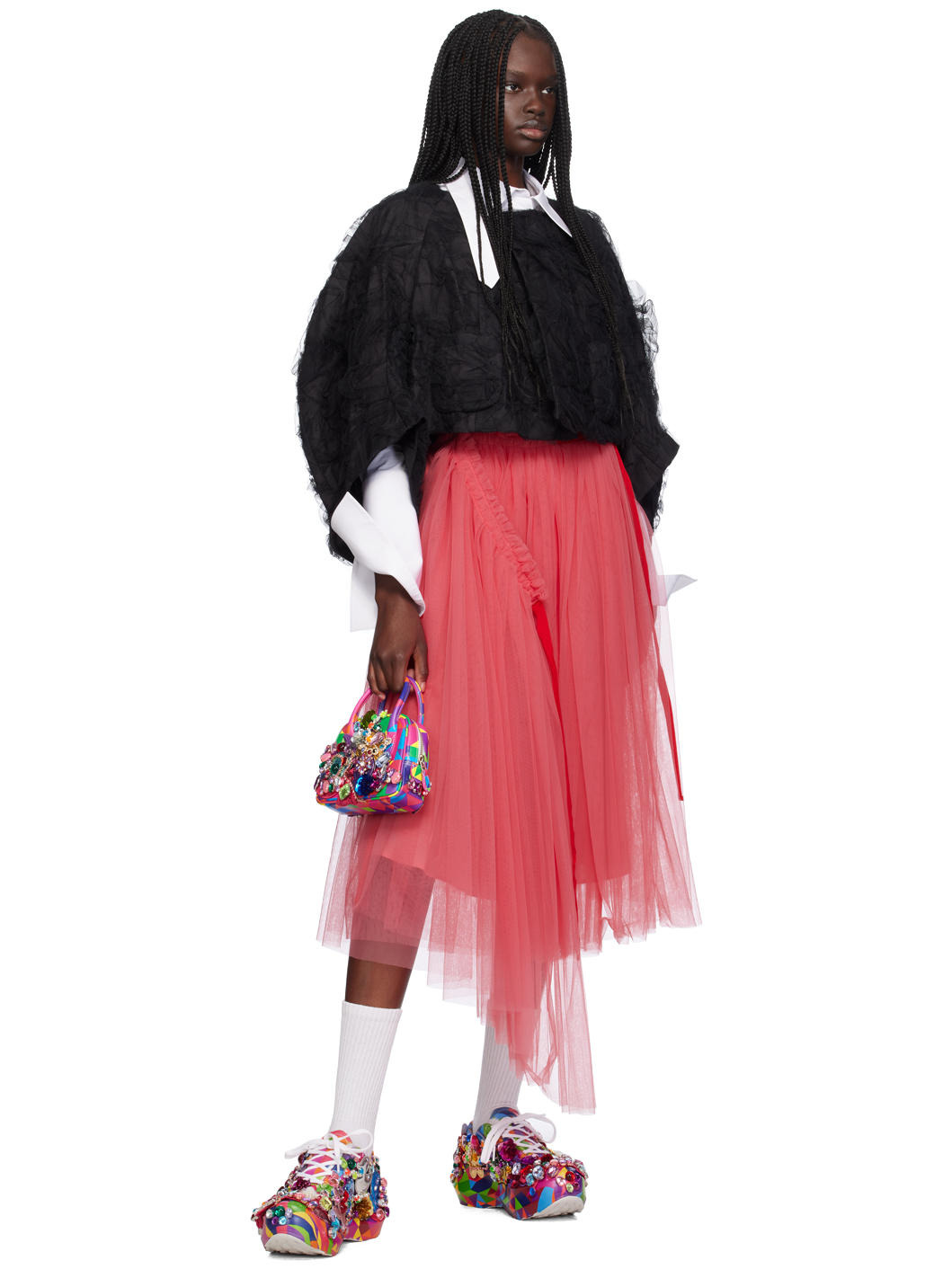 Multicolor Crystal-Cut Bag - 4
