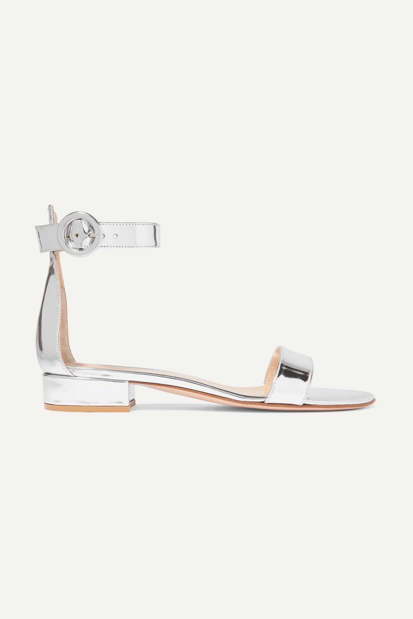 Versilia 20 metallic leather sandals - 1