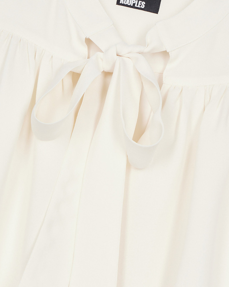 ECRU TOP WITH SHIRRING 7