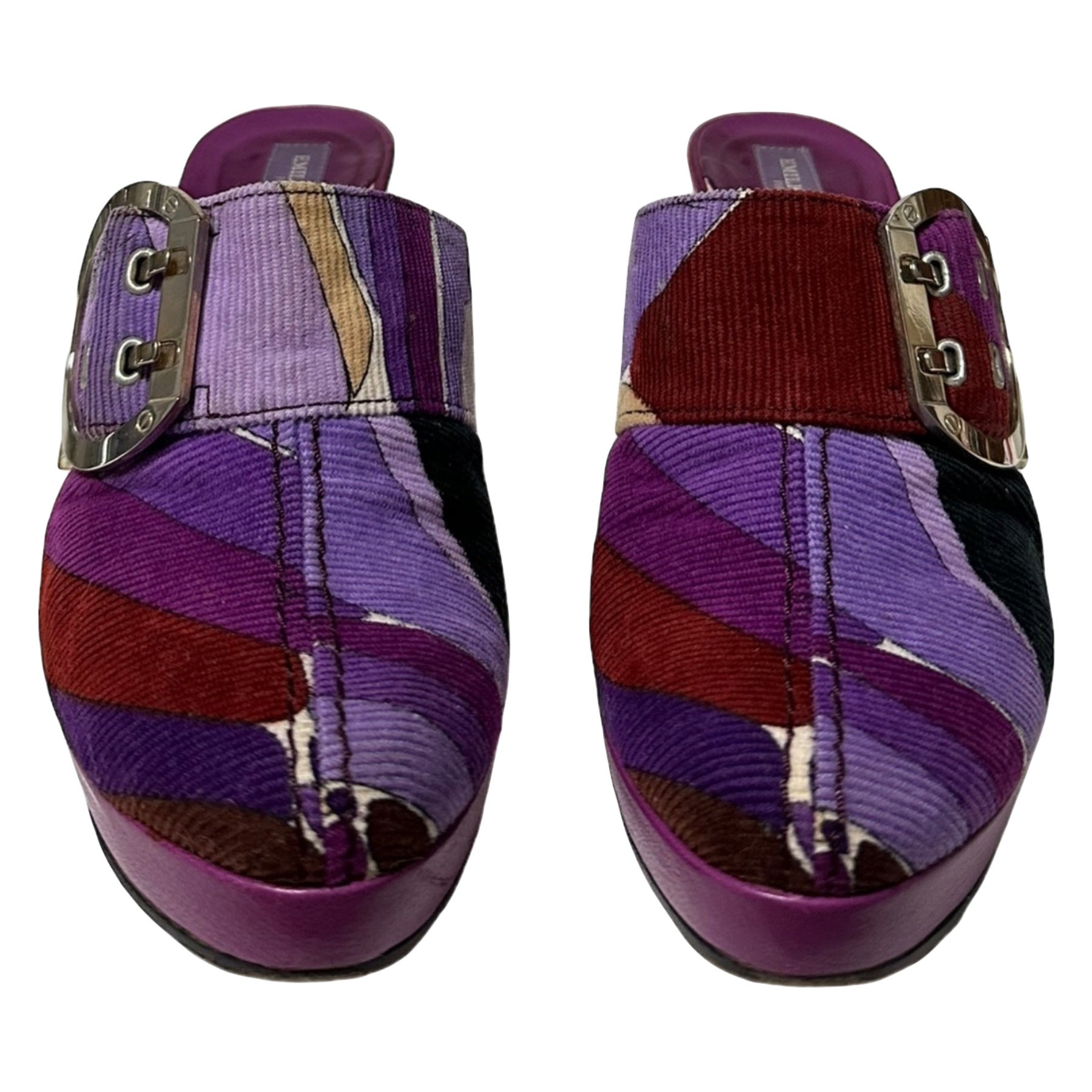 EMILIO PUCCI Fall Winter 2005 Corduroy Mules - 2