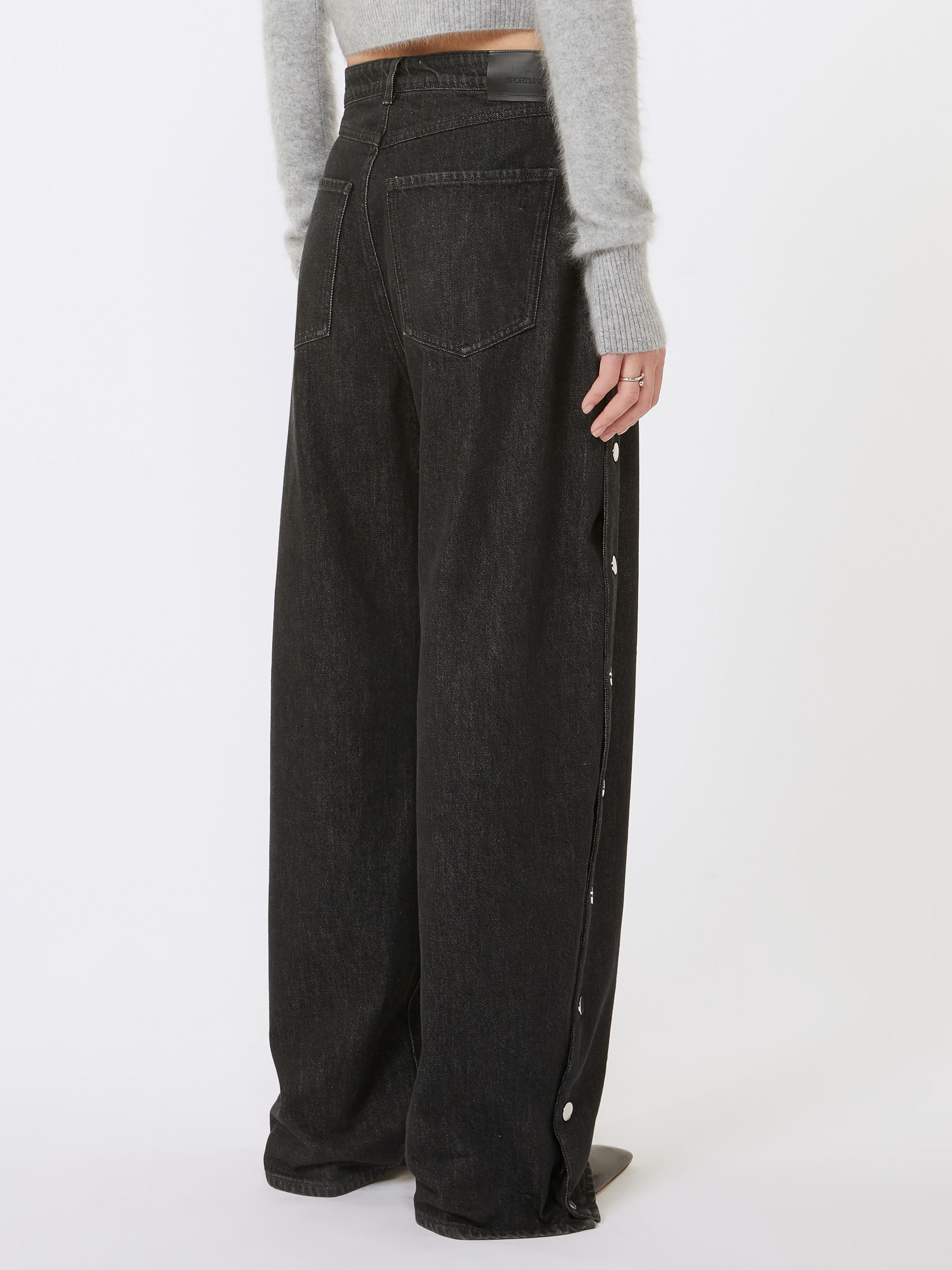 GALANTE Button-up wide-leg jeans - 4