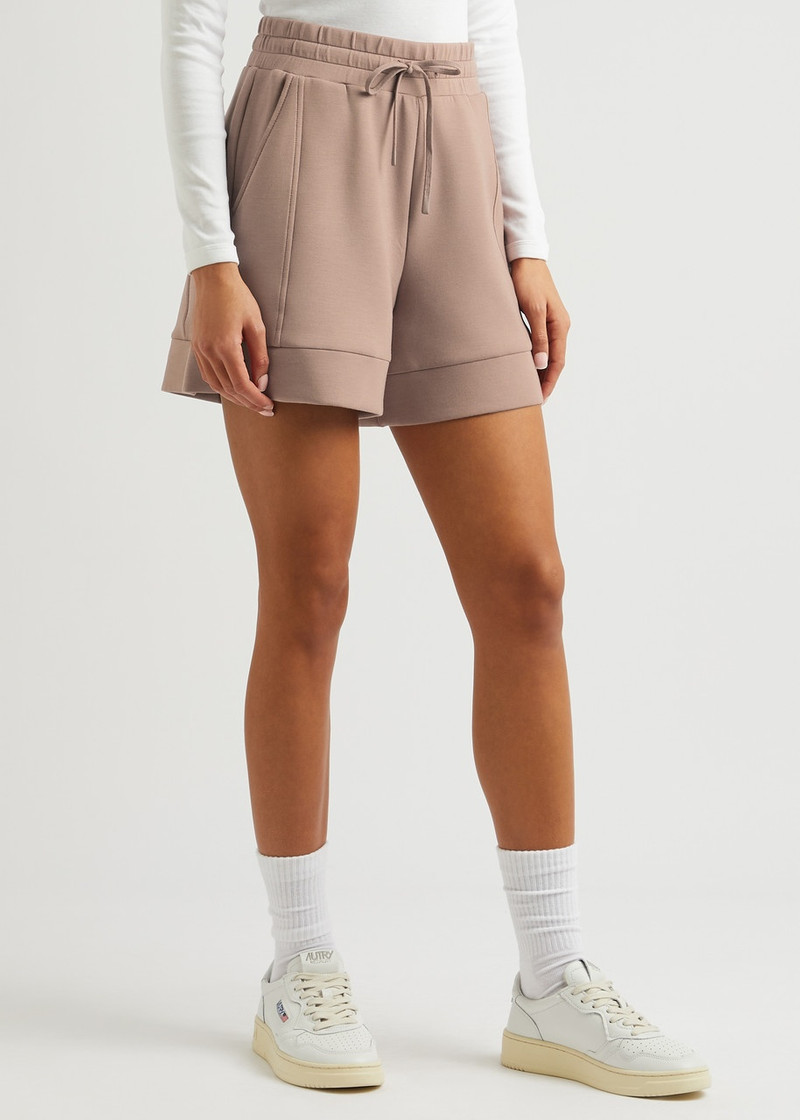VARLEY Varley Alder Mauve Stretch-jersey Shorts outlook