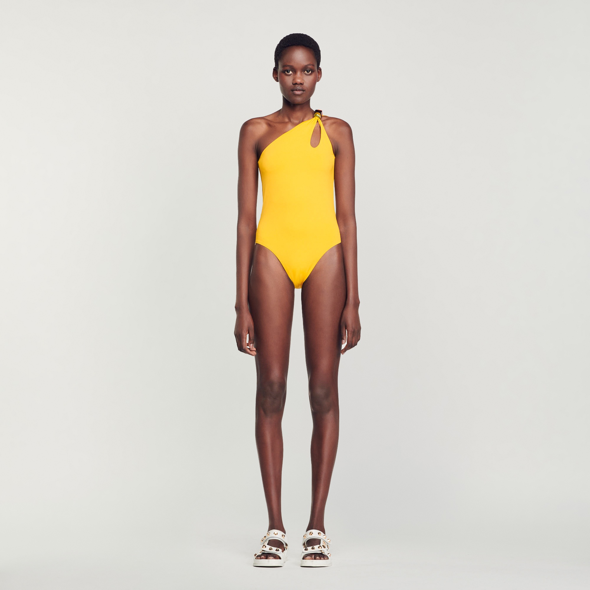Asymmetrical one-piece swimsuit - 3