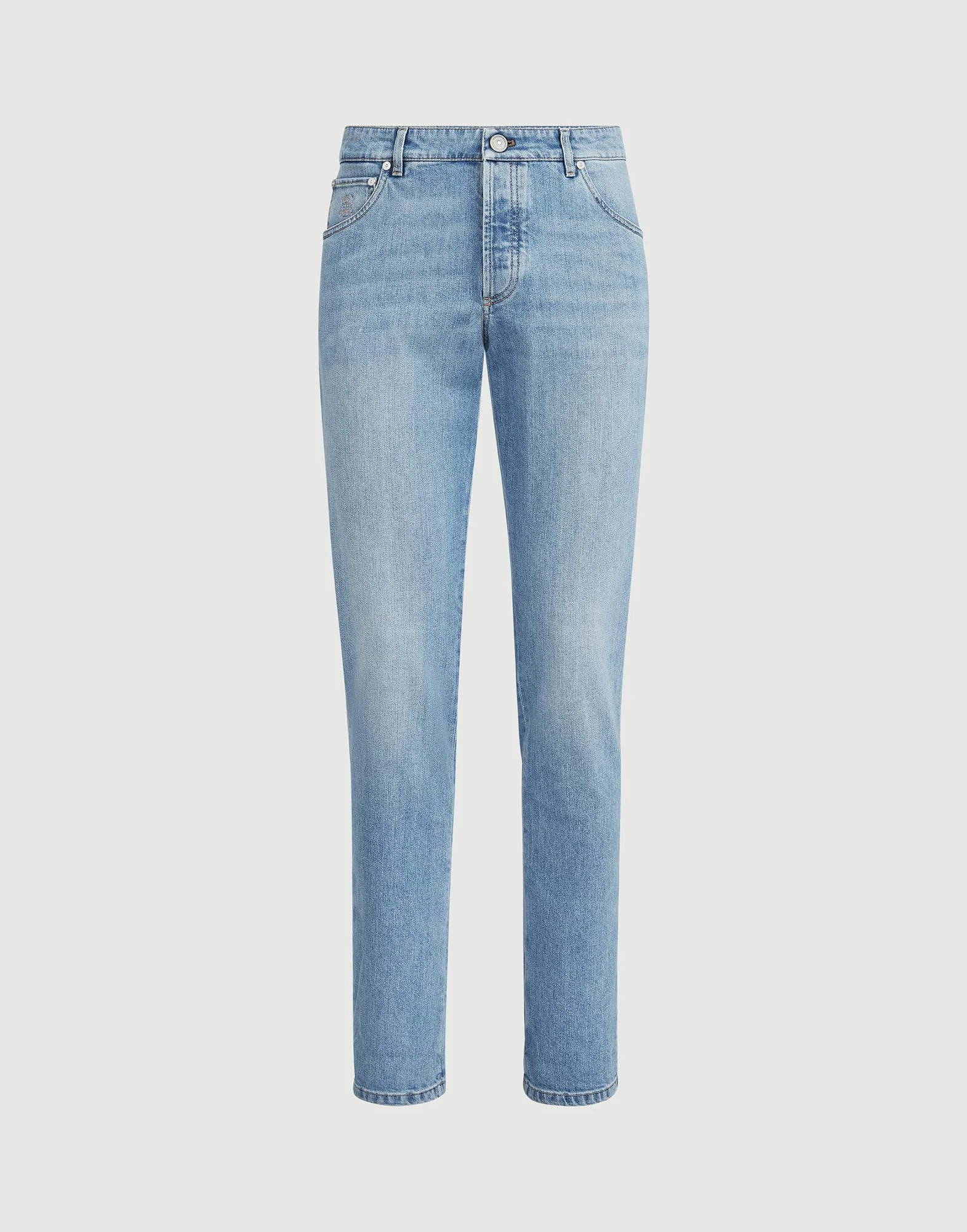 Comfort denim five-pocket trousers - 1