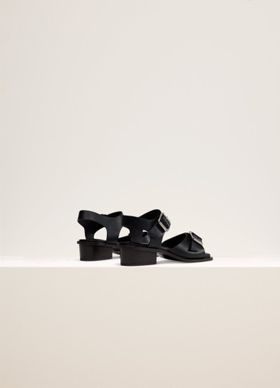 Lemaire SQUARE HEELED SANDALS WITH STRAPS 35 outlook