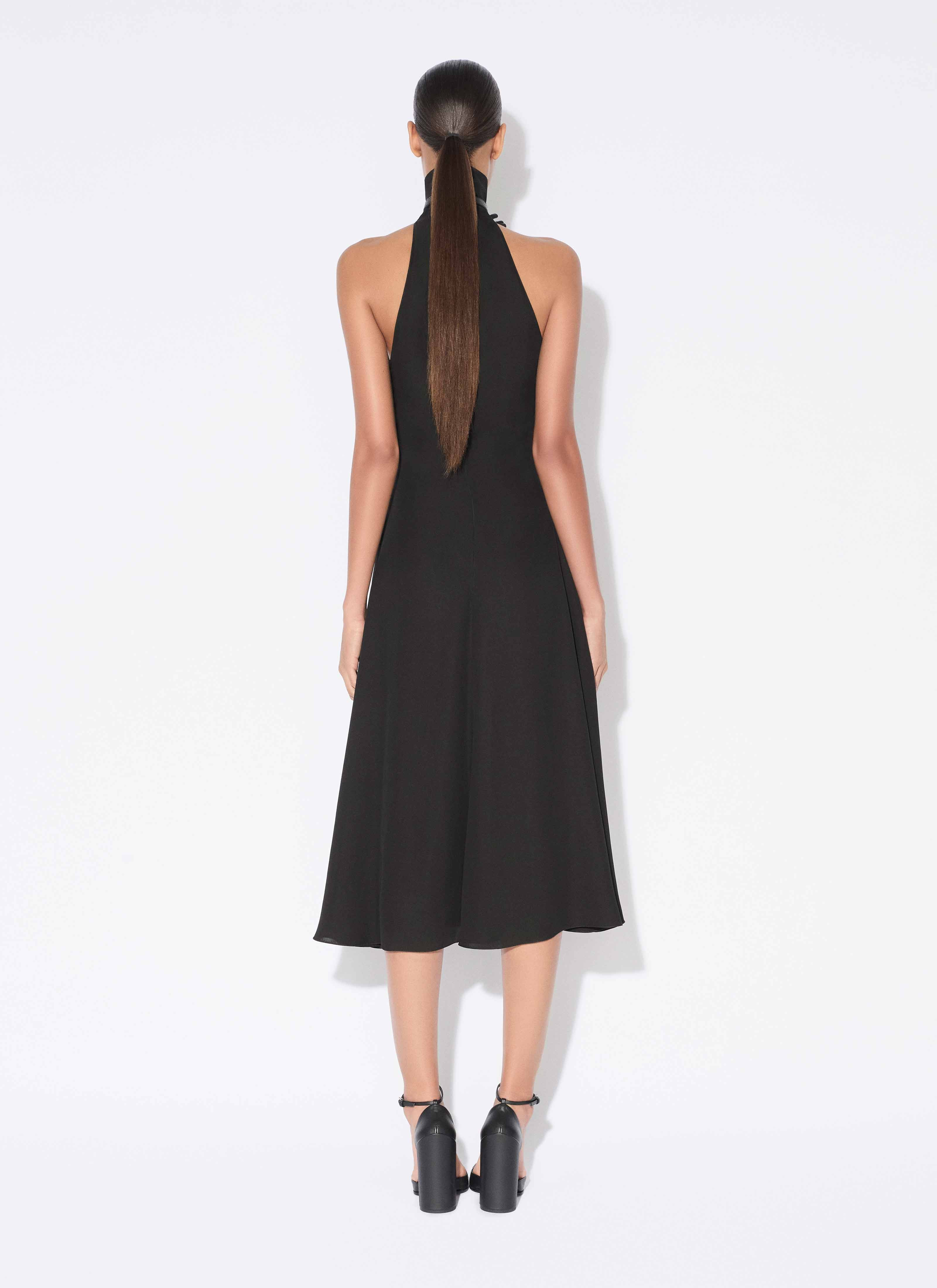 FLUID VISCOSE FLOWER DRESS - 3