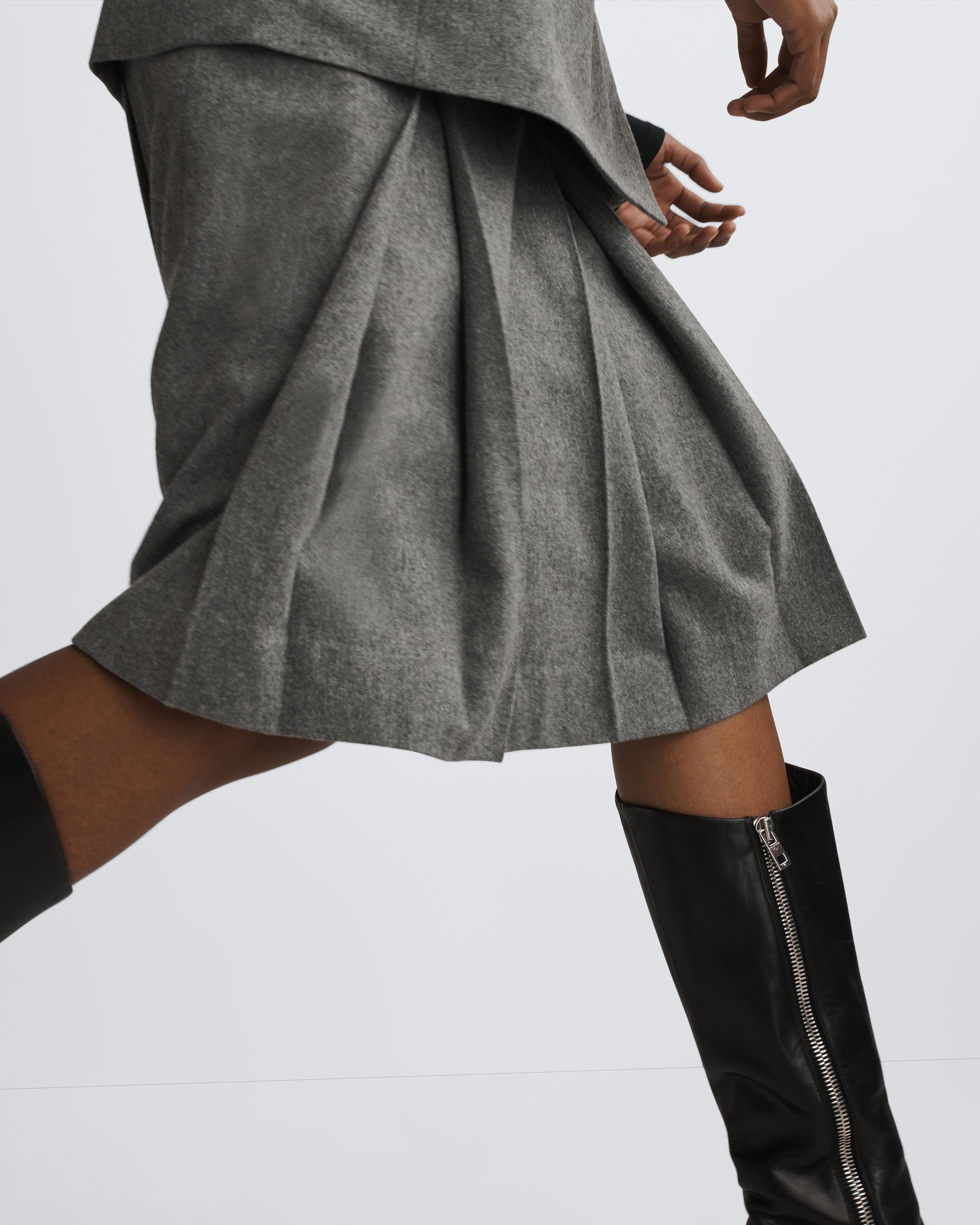 Garnet Italian Wool Skirt
Midi - 5