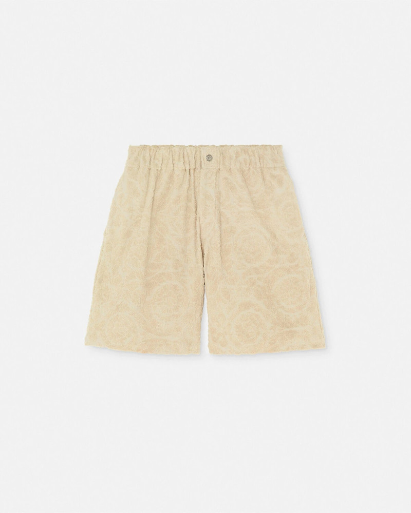 Barocco Jacquard Towel Shorts 1