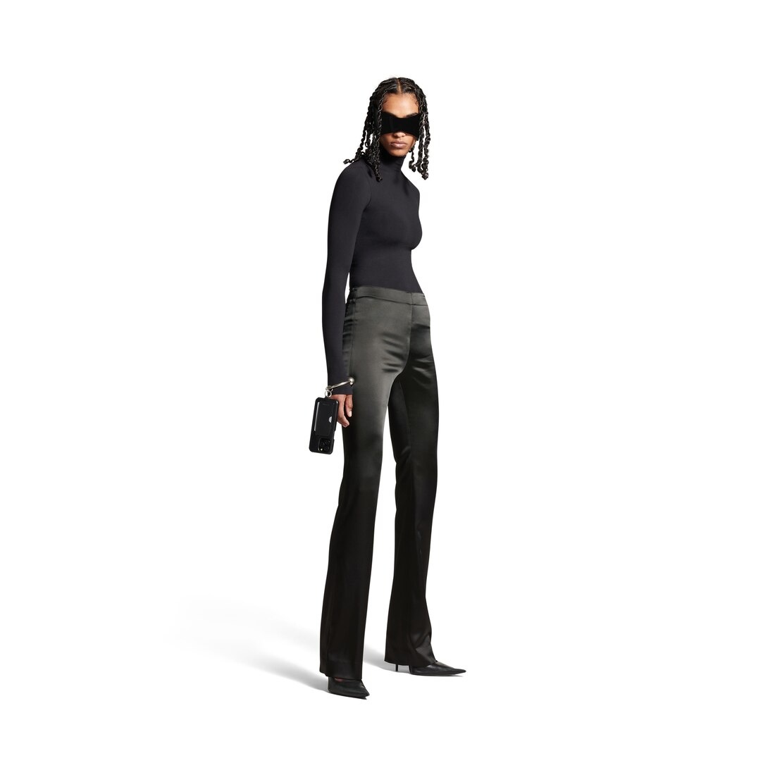 Women's High Waist Pants  in Black - 2
