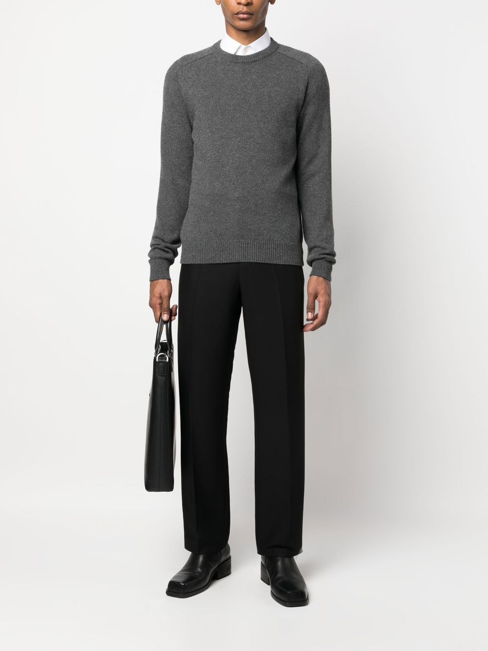 cashmere knitted jumper - 2
