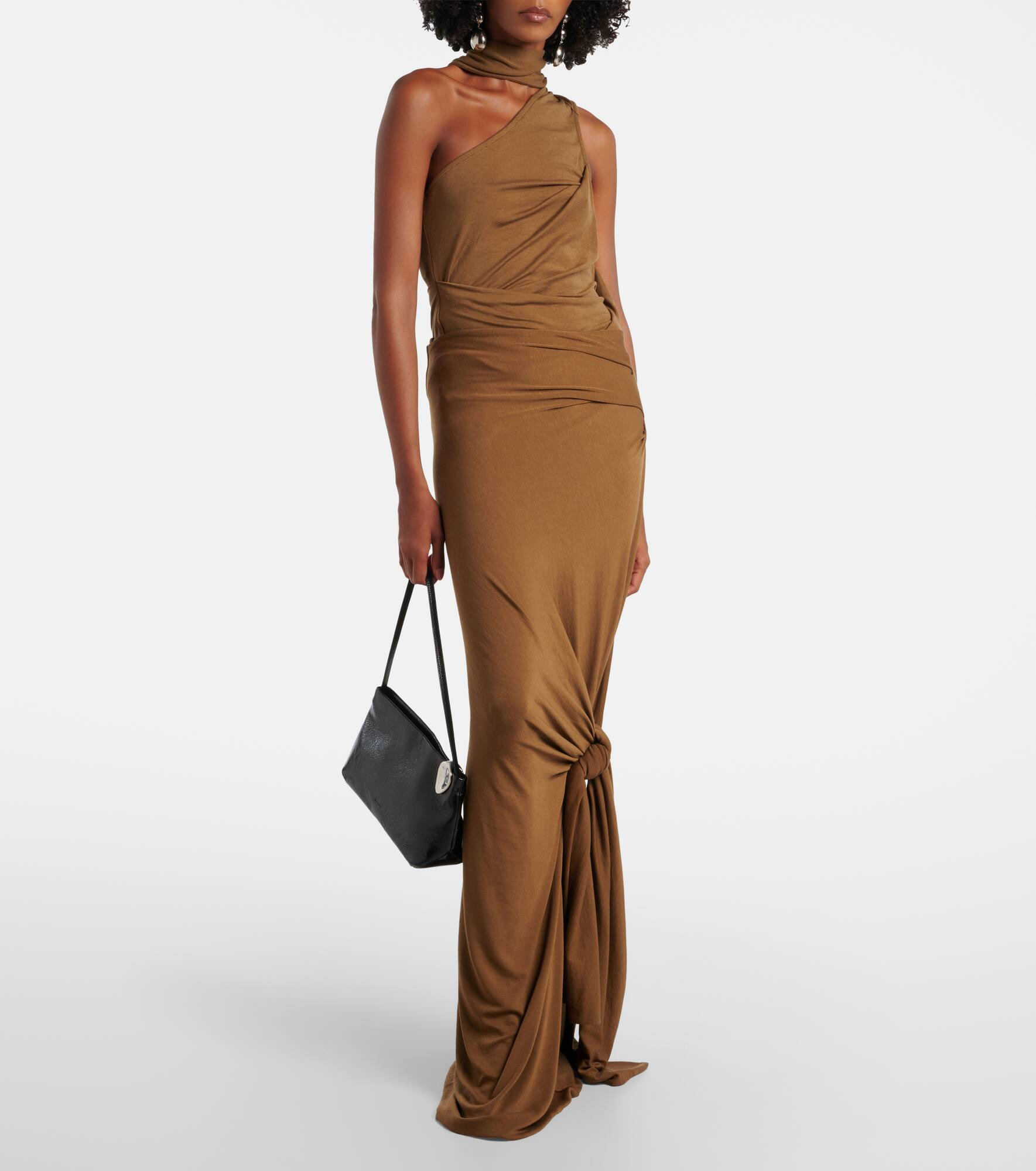 Draped jersey top - 2