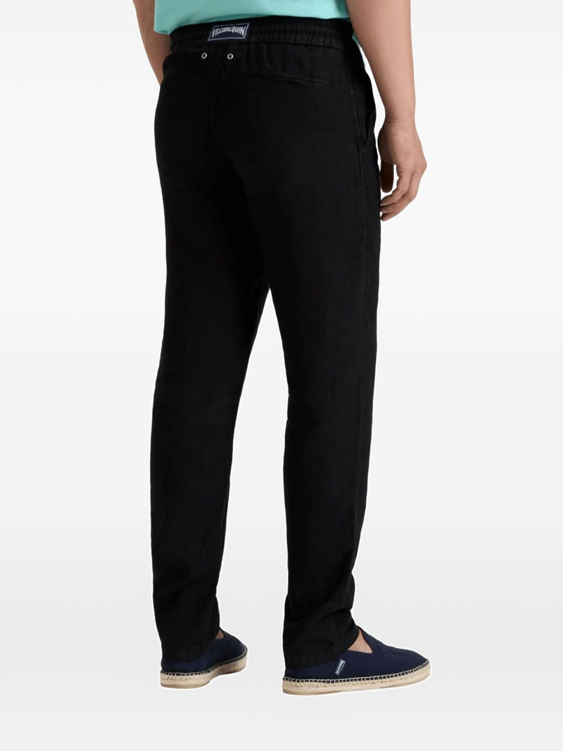 drawstring regular-fit trousers 3