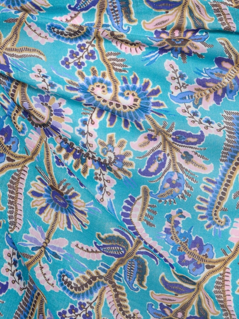 Floral cotton sarong - 2