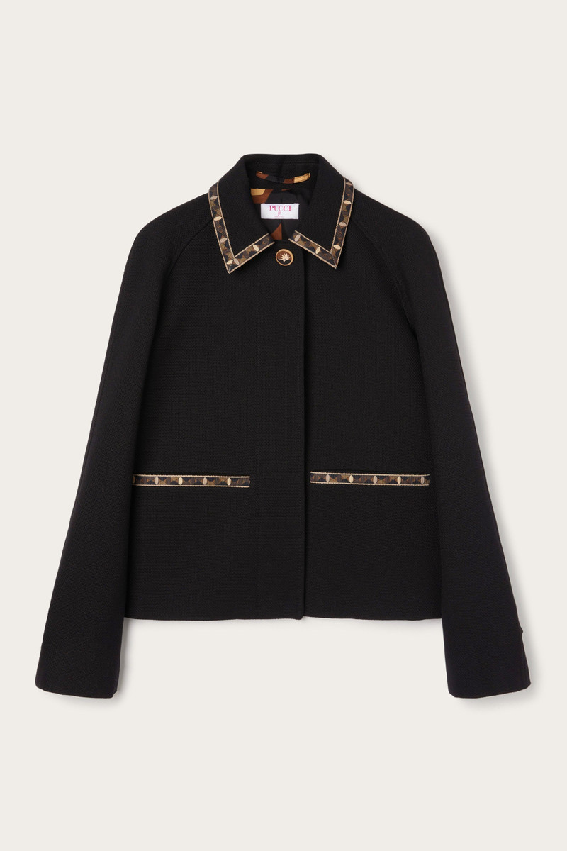 POUDRE JACKET WITH PRINTED DETAILS 1