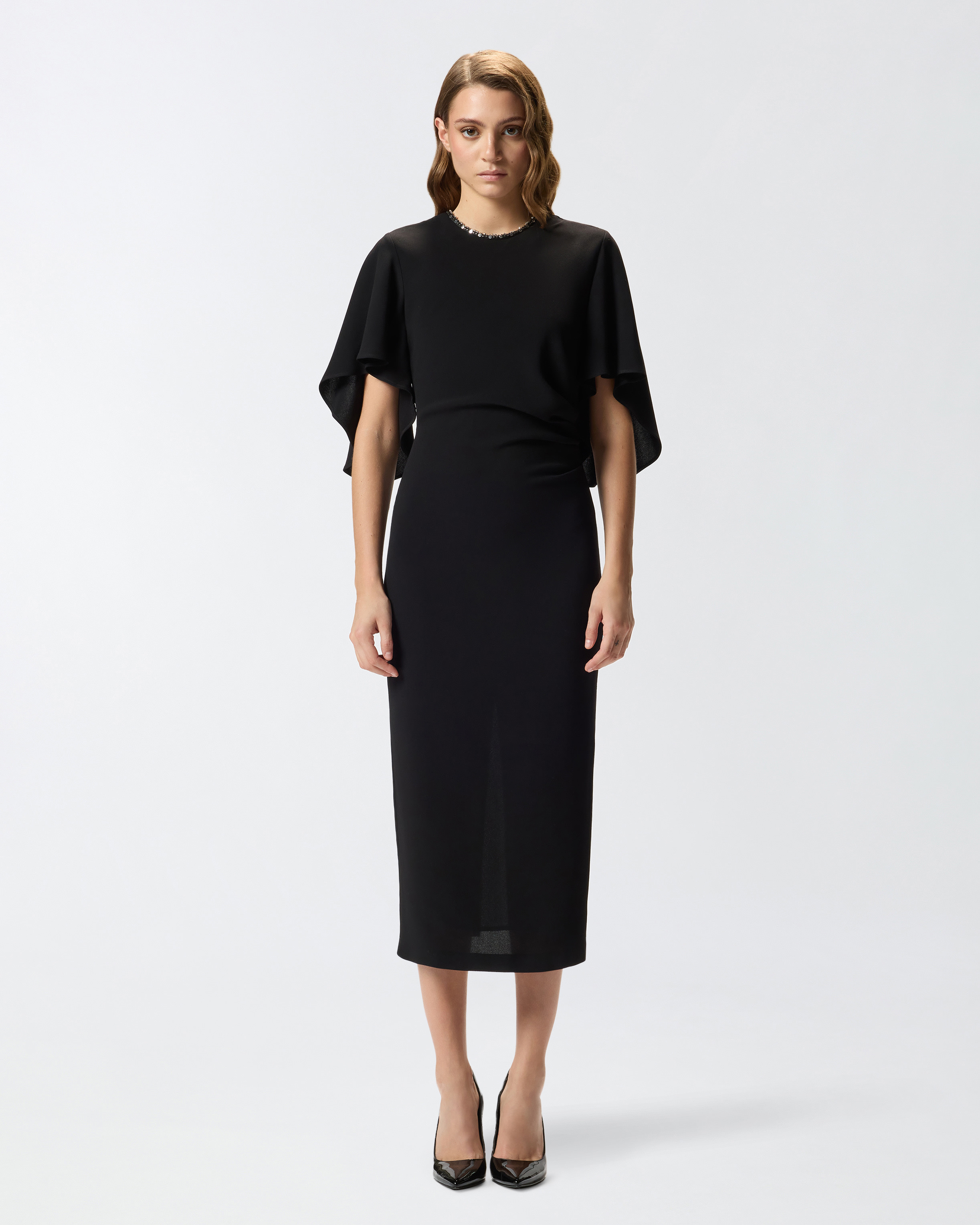 DRESS WITH BEJEWELLED DETAILS - 2