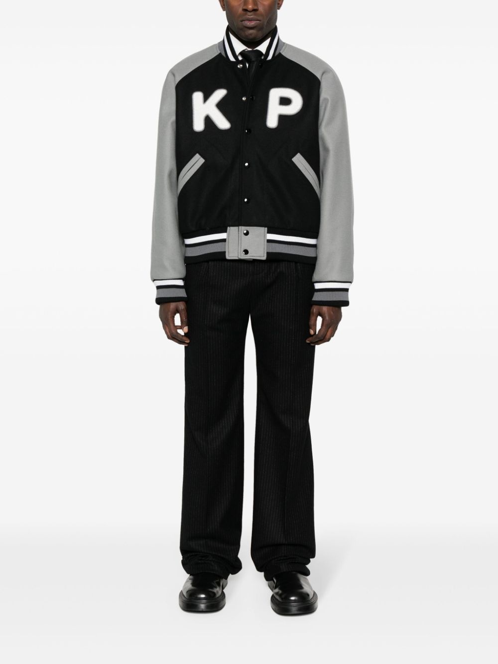 logo-appliquÃ© bomber jacket - 2