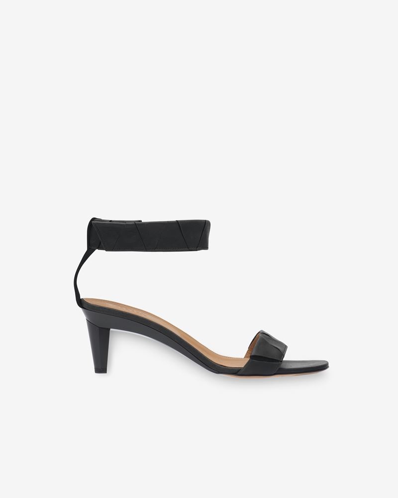 ARELY LEATHER SANDALS - 1