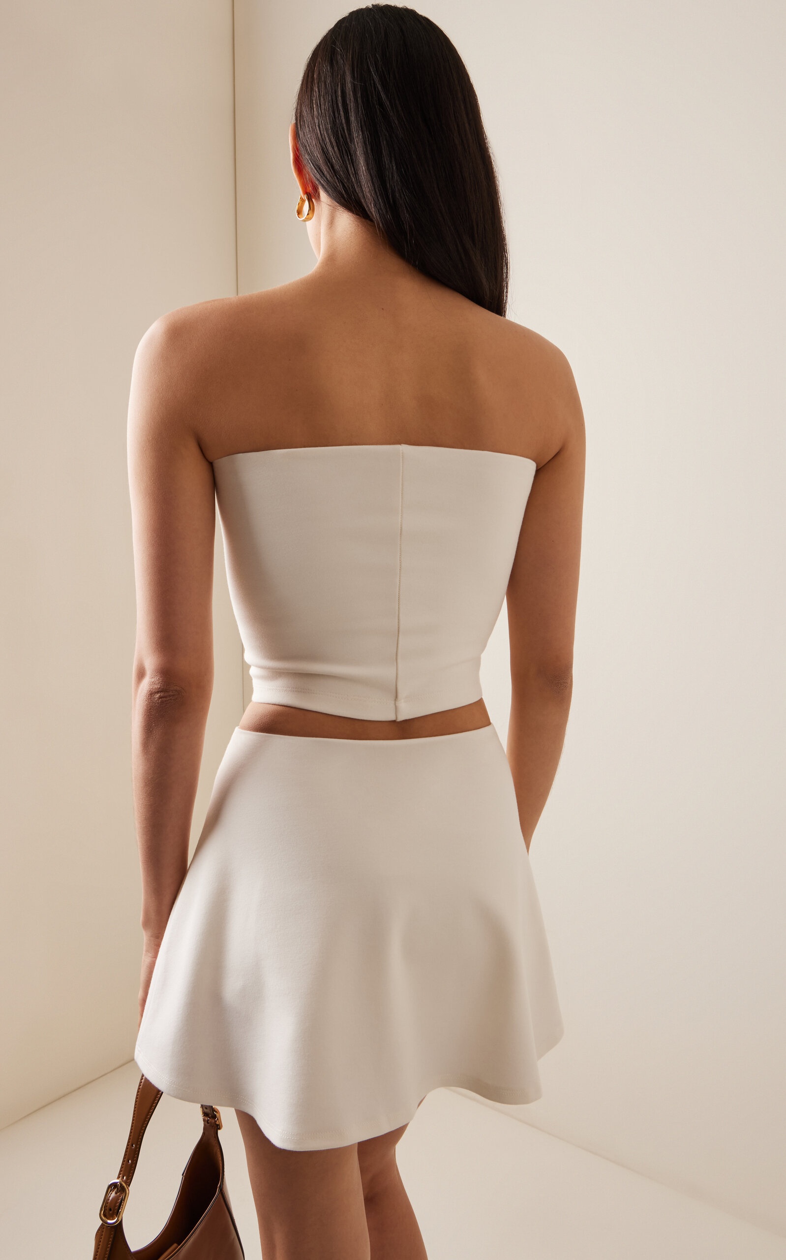 Rio Jersey Bandeau Top white - 4