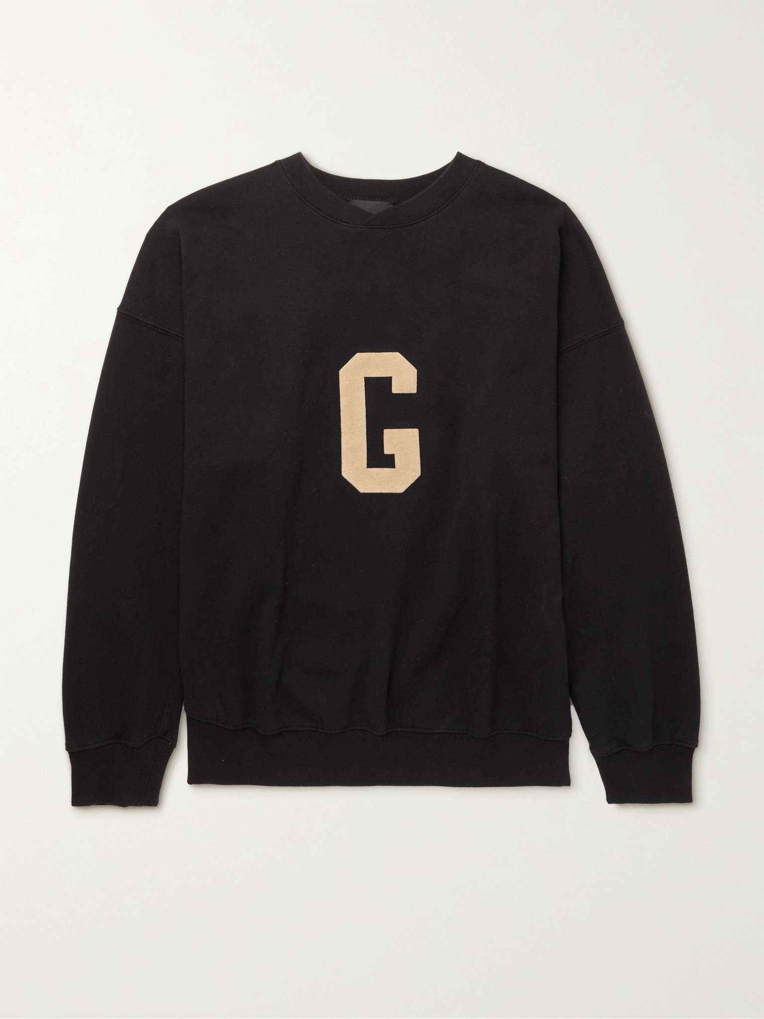 Oversized Flocked Cotton-Jersey Sweatshirt - 6