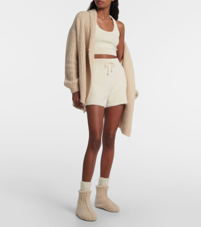 Loro Piana High-rise cashmere shorts outlook