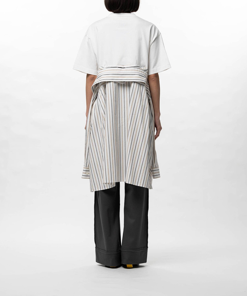 Shirt Combined T-shirt Dress 6