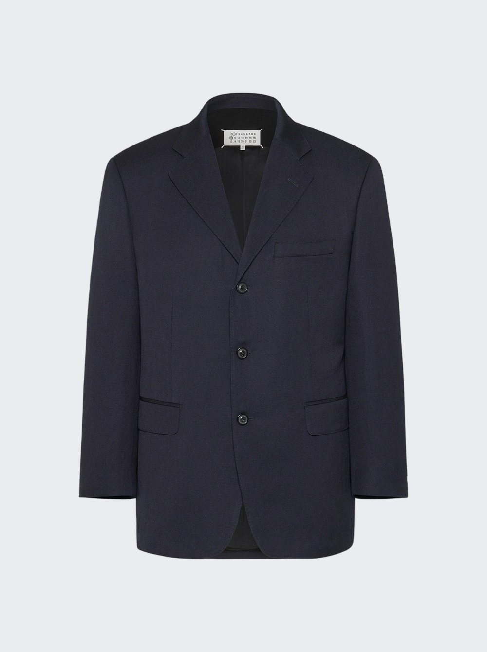 Single Breasted Blazer Blue - 1