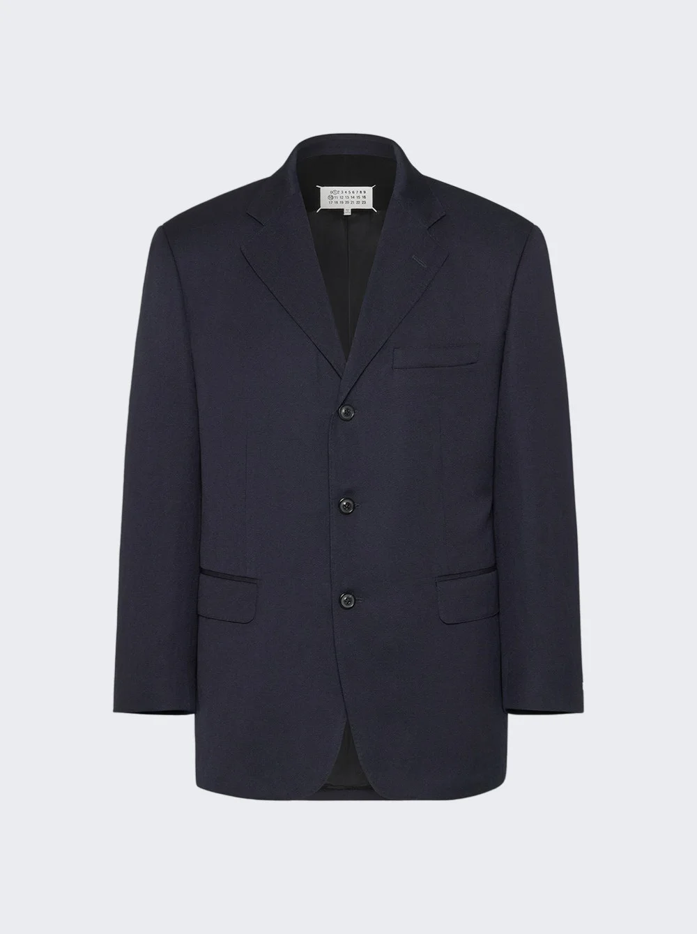 Single Breasted Blazer Blue - 1