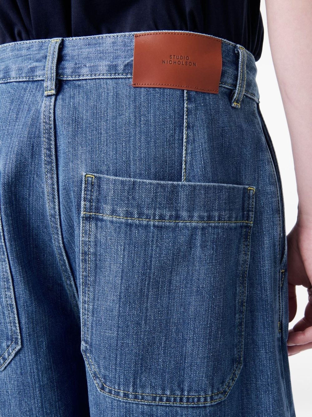 wide-leg jeans - 7