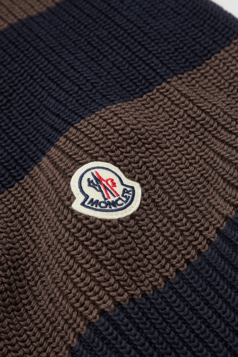 Striped Cotton Scarf 4