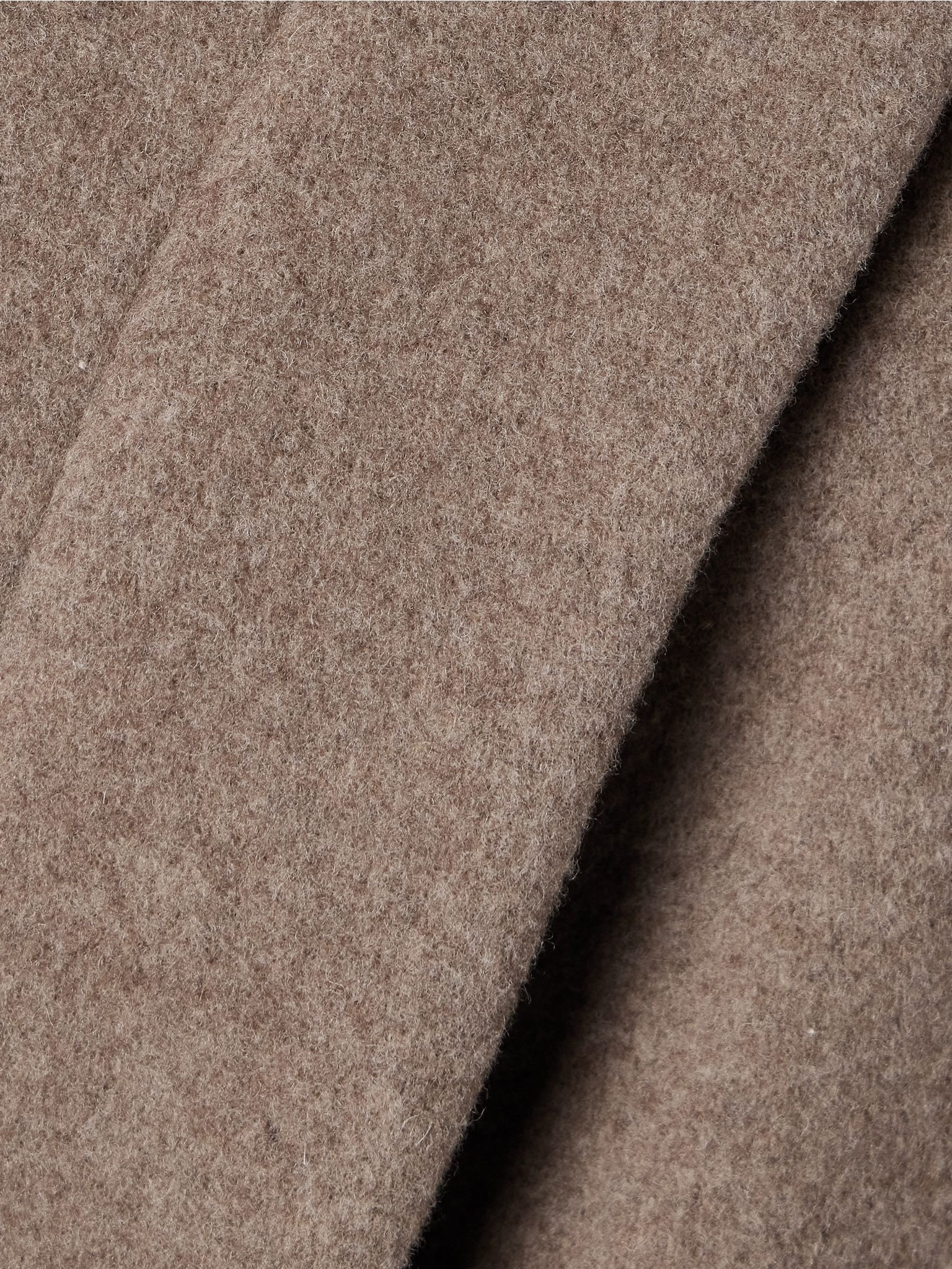 Jabadi asymmetric wool-blend felt coat Brown - 4