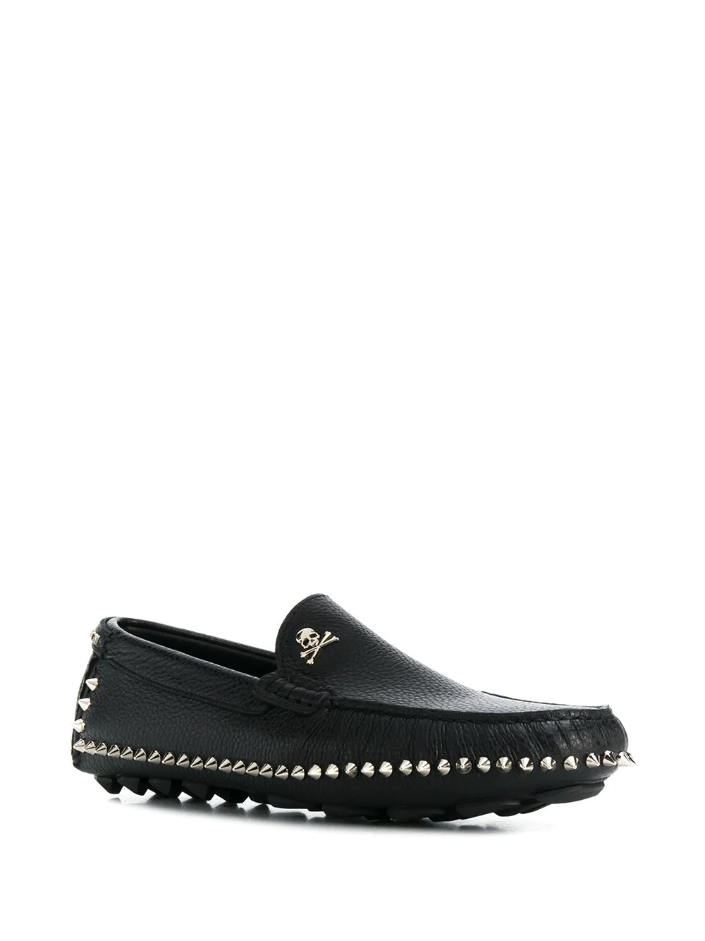 spike-studded moccasins - 2