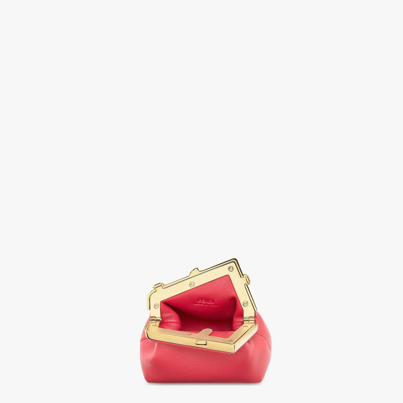 Fuchsia nappa leather charm - 4