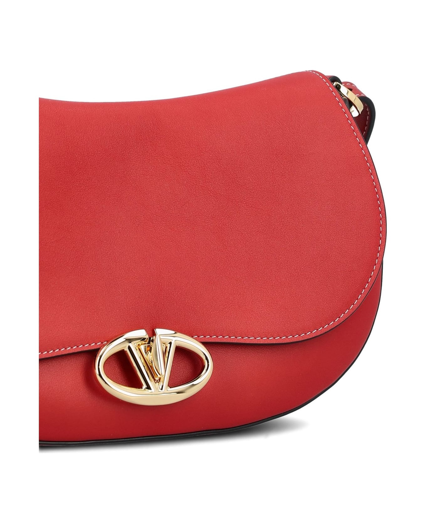 Ohval Foldover Top Small Shoulder Bag - 4