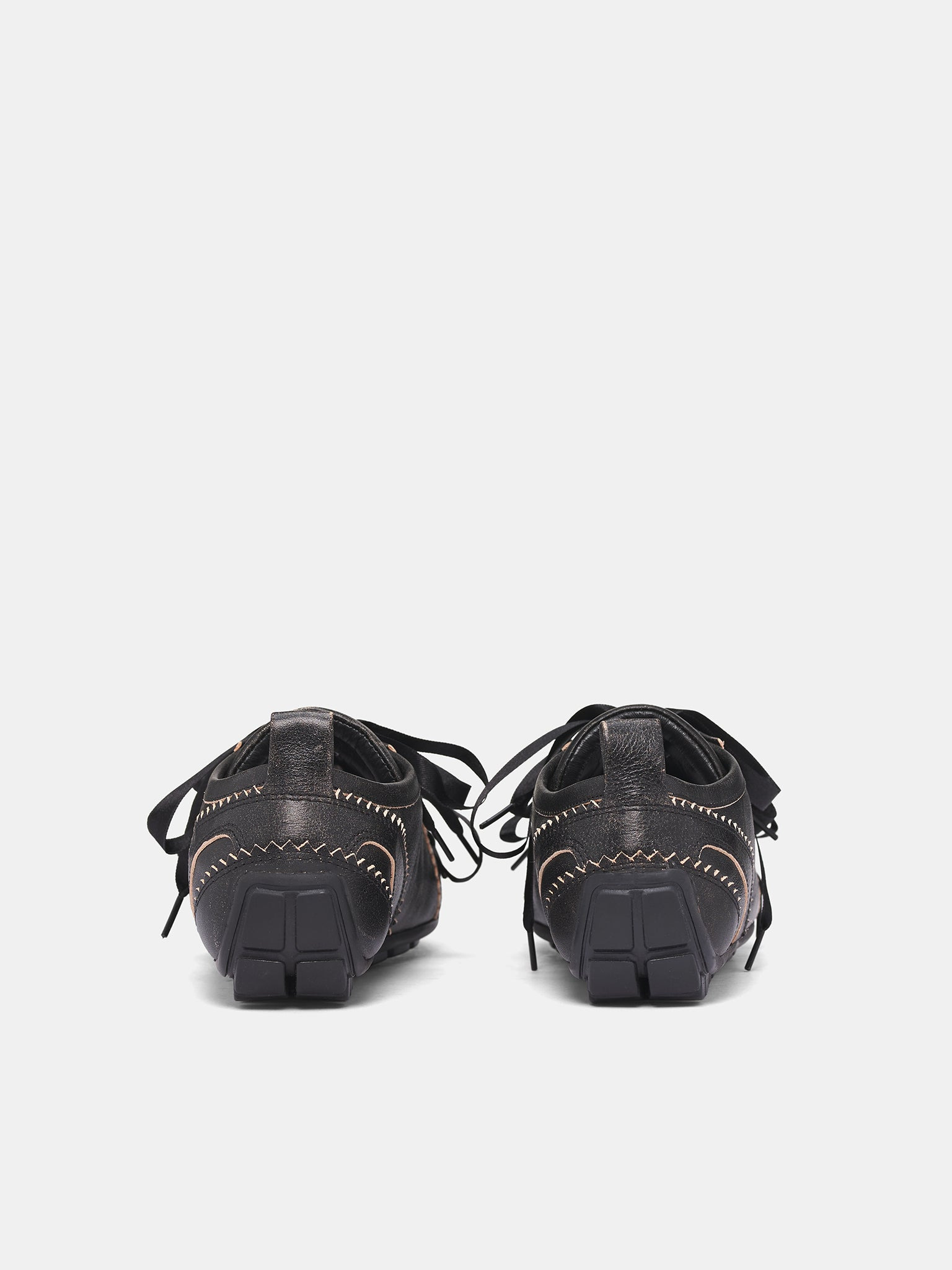 Dark Brown Ballerina Grip Trainers - 4