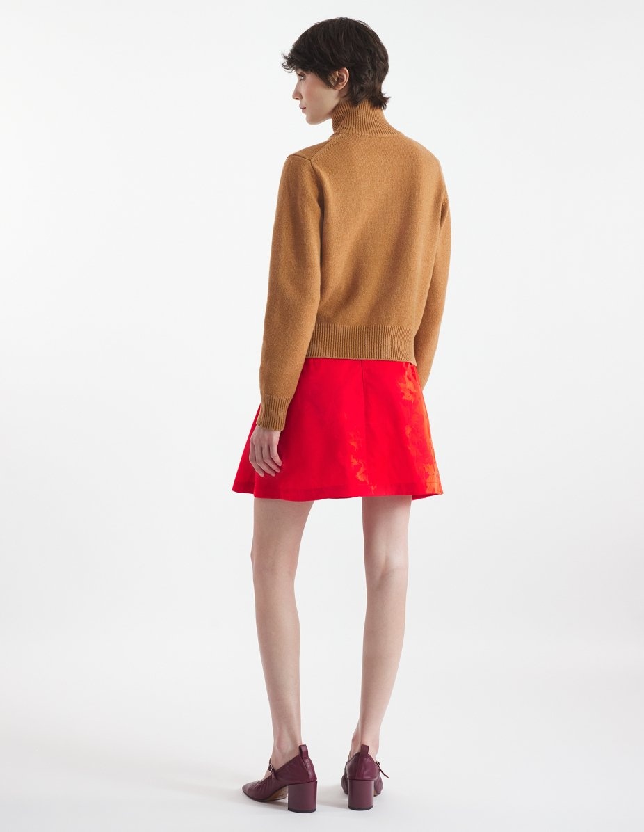 JACQUARD PLEATED SKIRT - 5