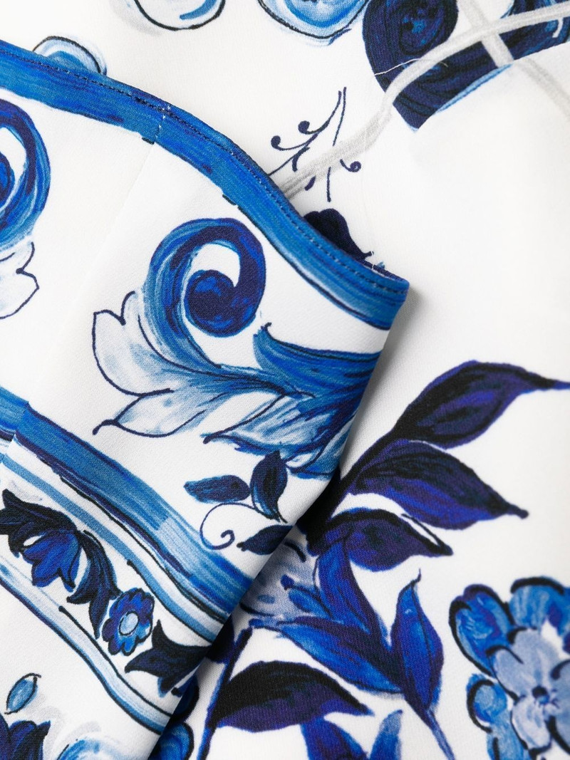 Majolica-print dress 8