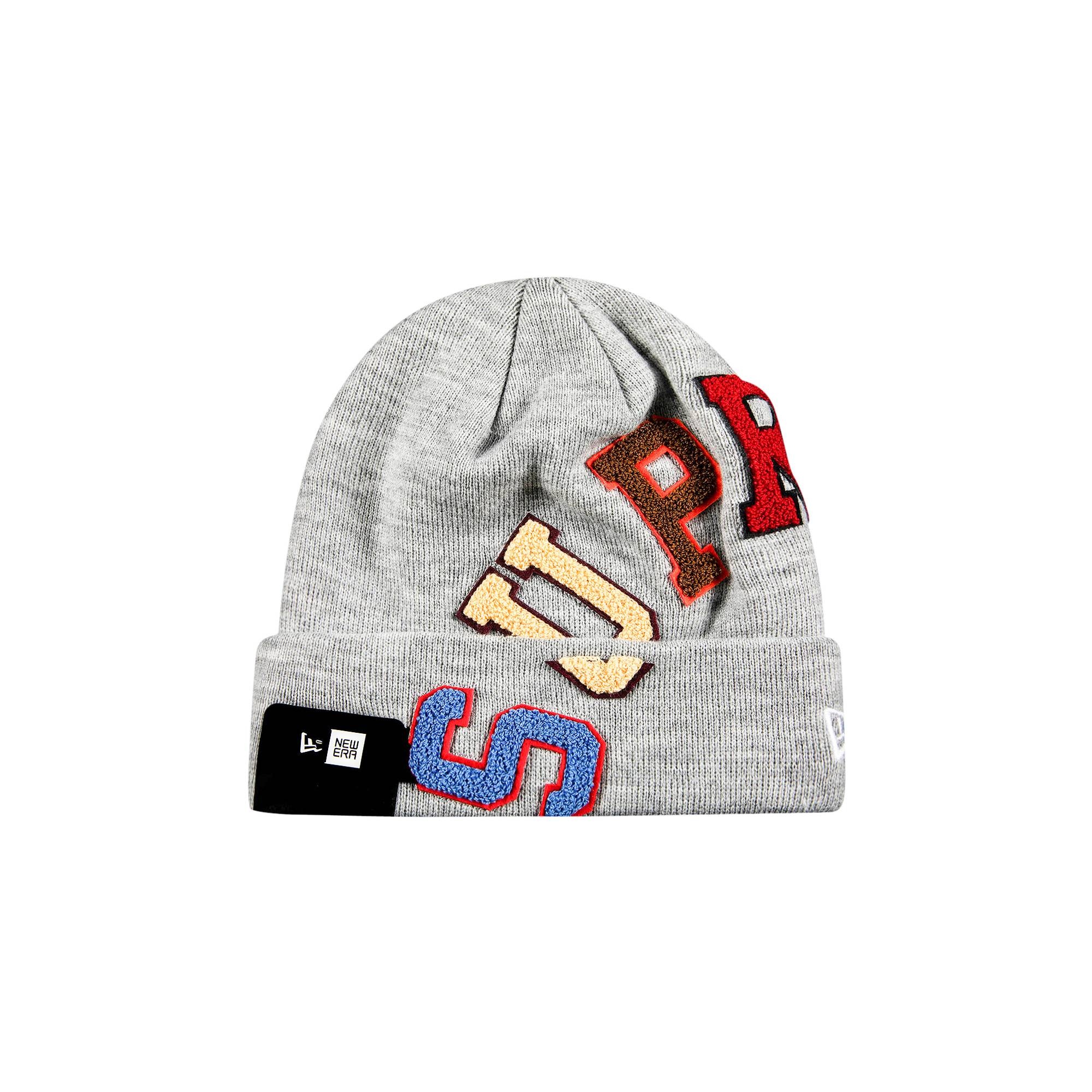 Supreme x New Era Big Arc Beanie 'Heather Grey' - 1