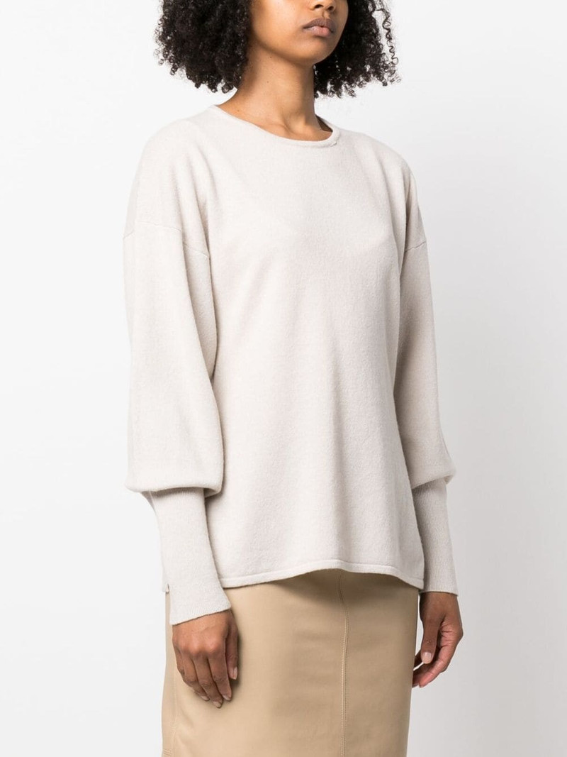 fitted-cuffs knitted jumper 3