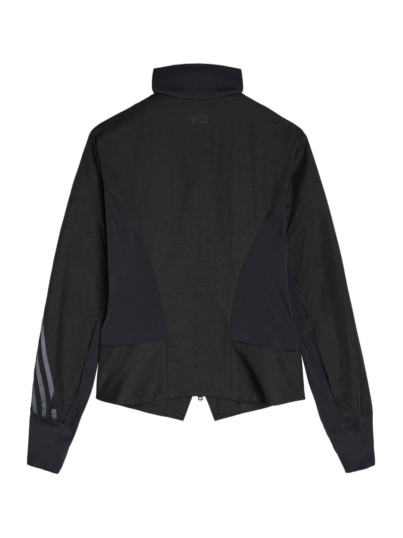 Y-3 AW26 3-STRIPES NYLON TRACK TOP - BLACK outlook