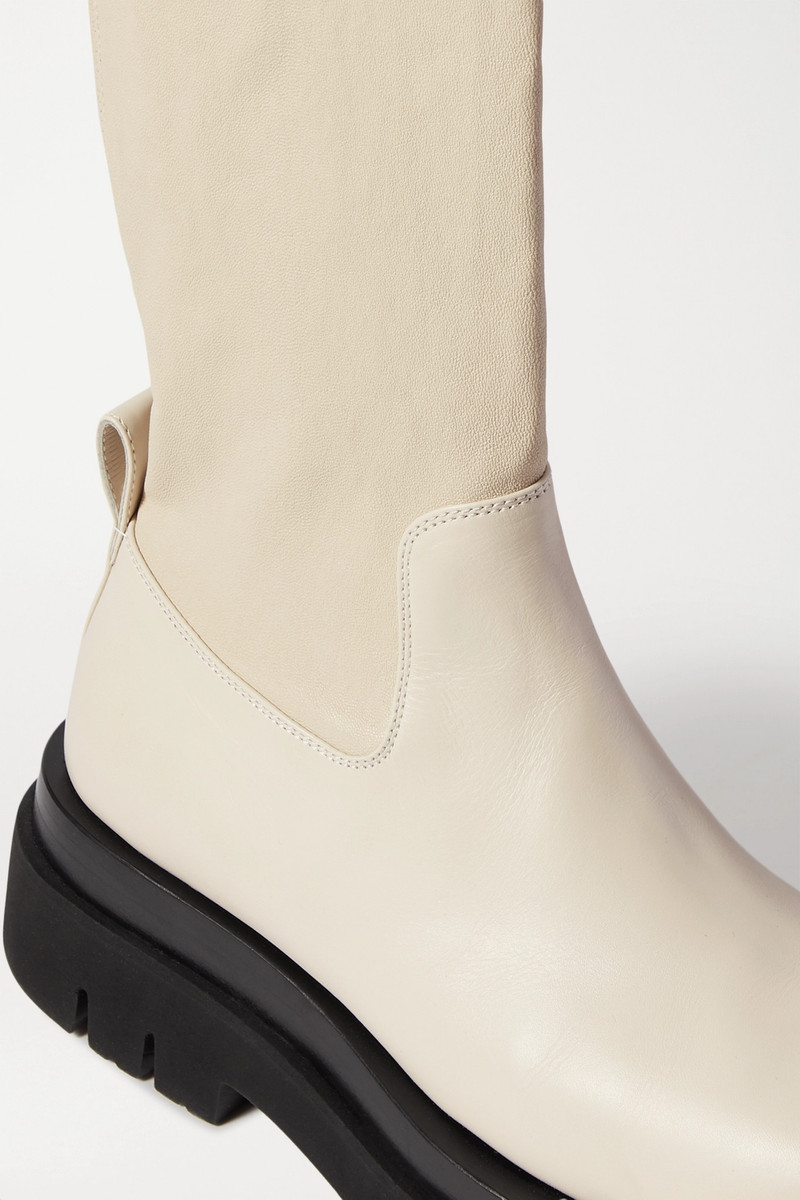 Leather over-the-knee boots 4