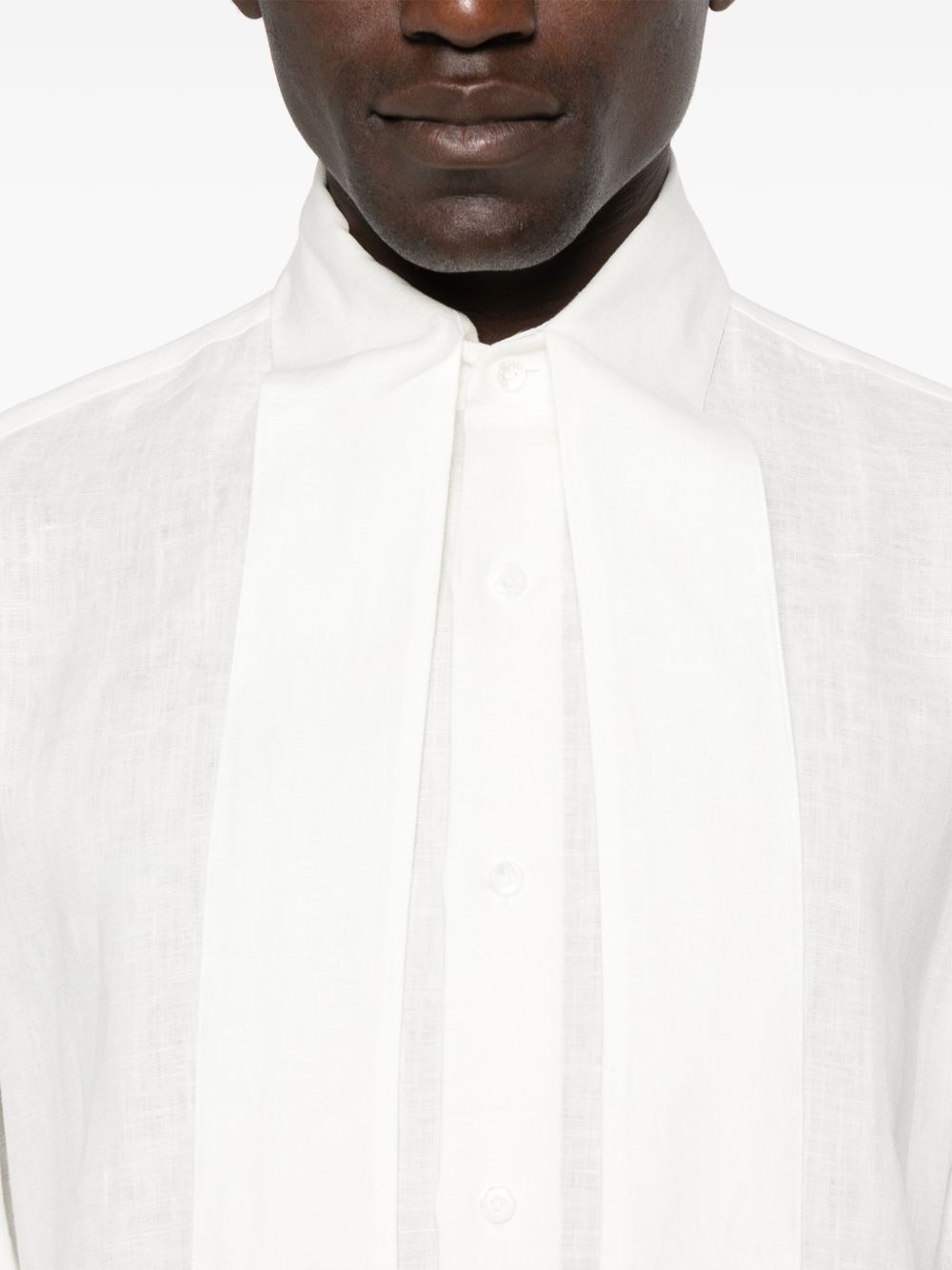 scarf-collar shirt - 5
