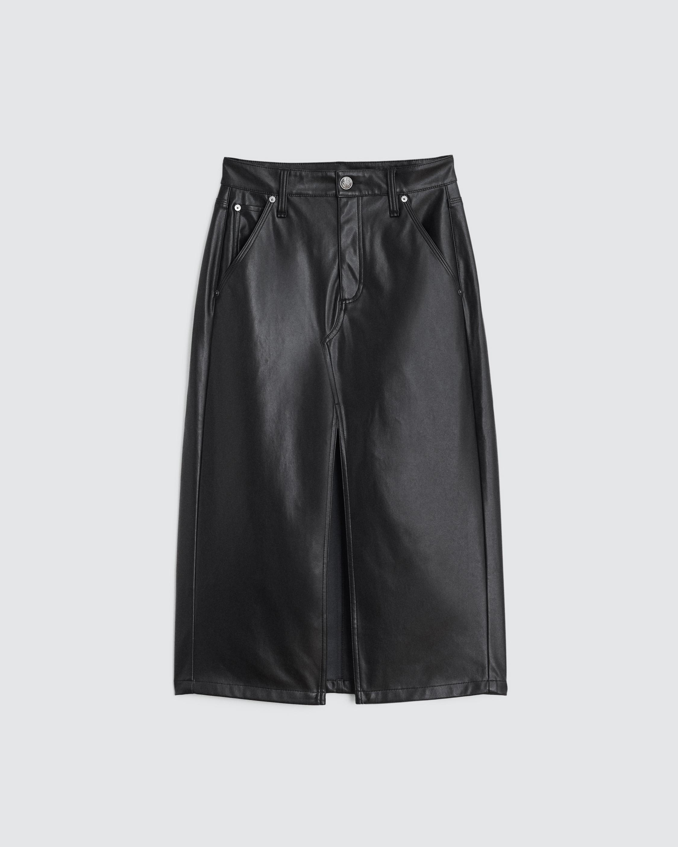 Sid Faux Leather Skirt
Midi - 1