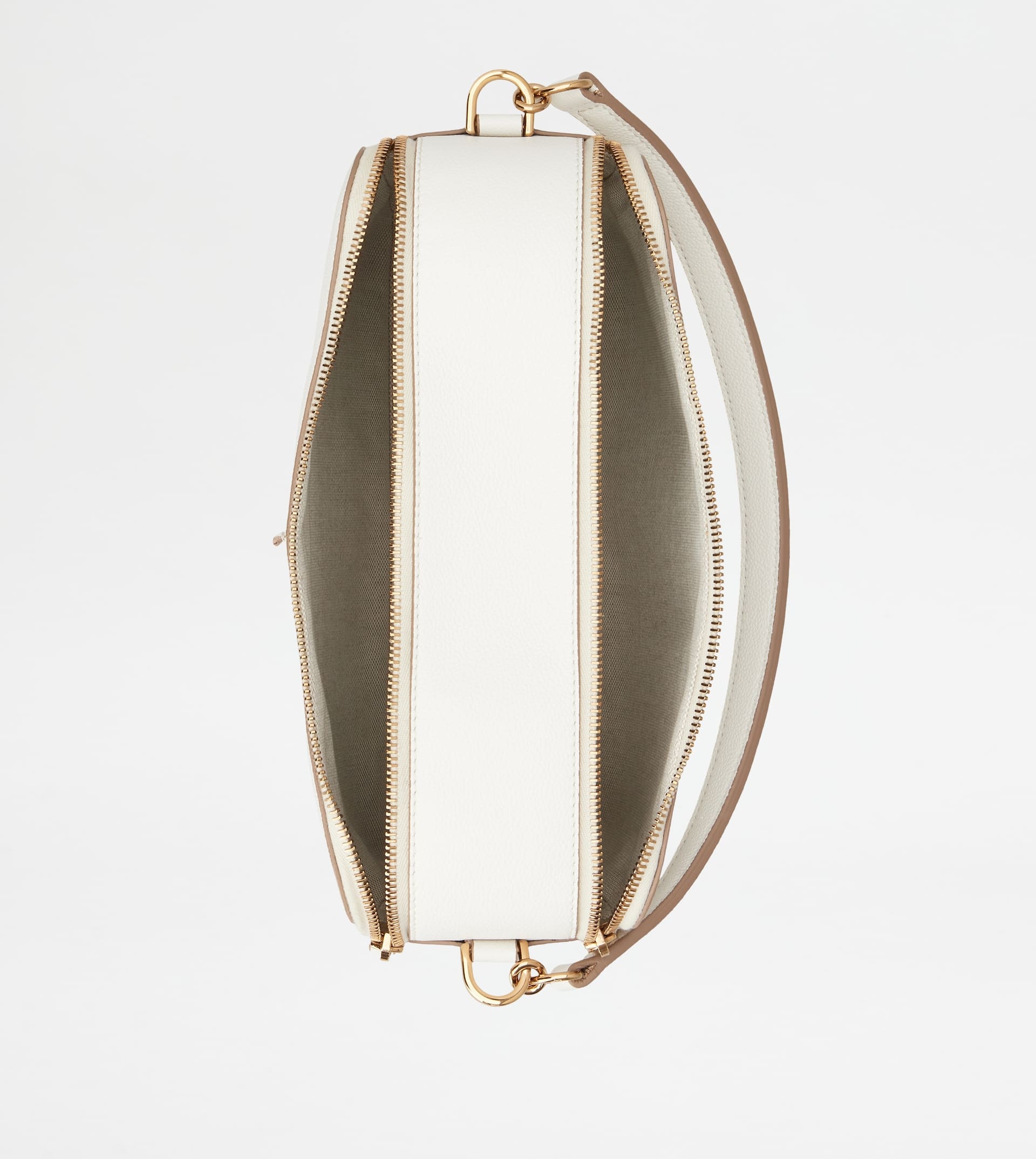 T TIMELESS CAMERA BAG IN LEATHER SMALL - WHITE - 7