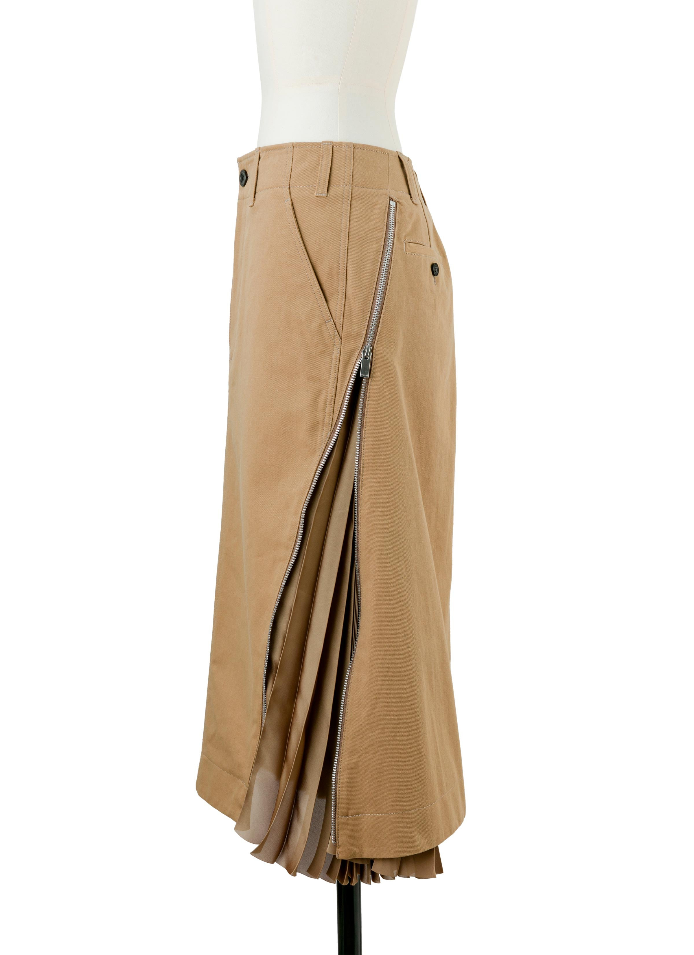 Cotton Chino Skirt - 3