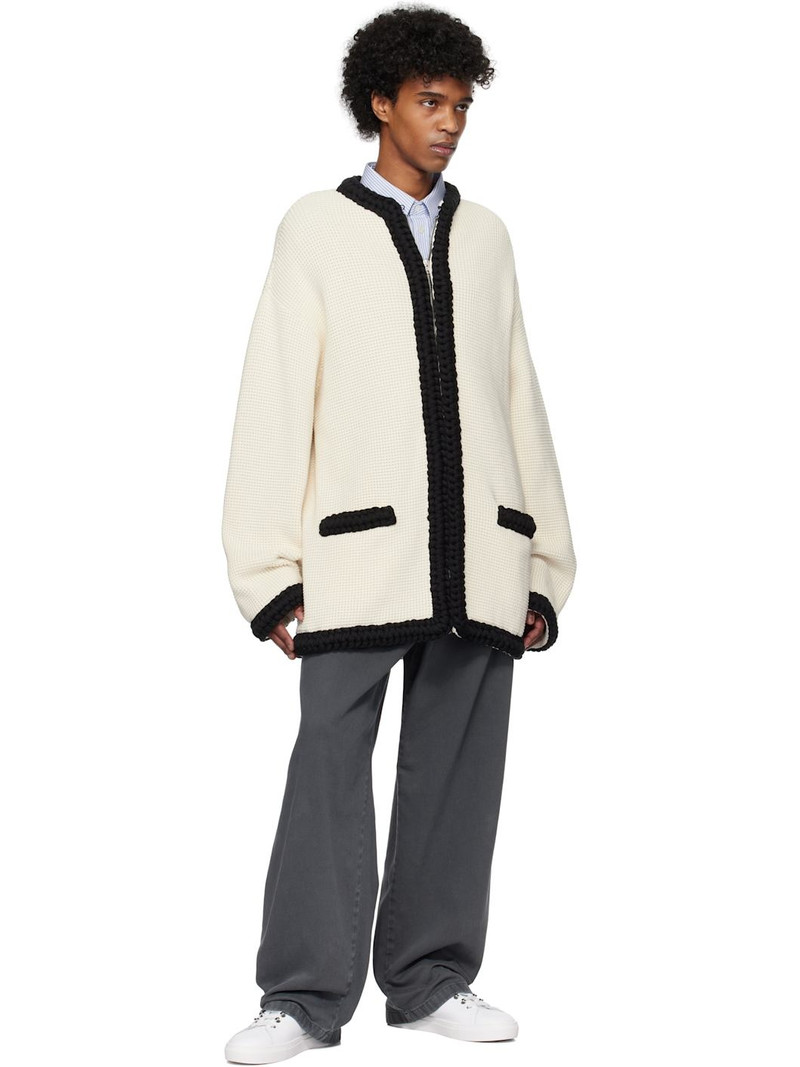 Moschino Black Laurel Crown Emblem Trousers outlook