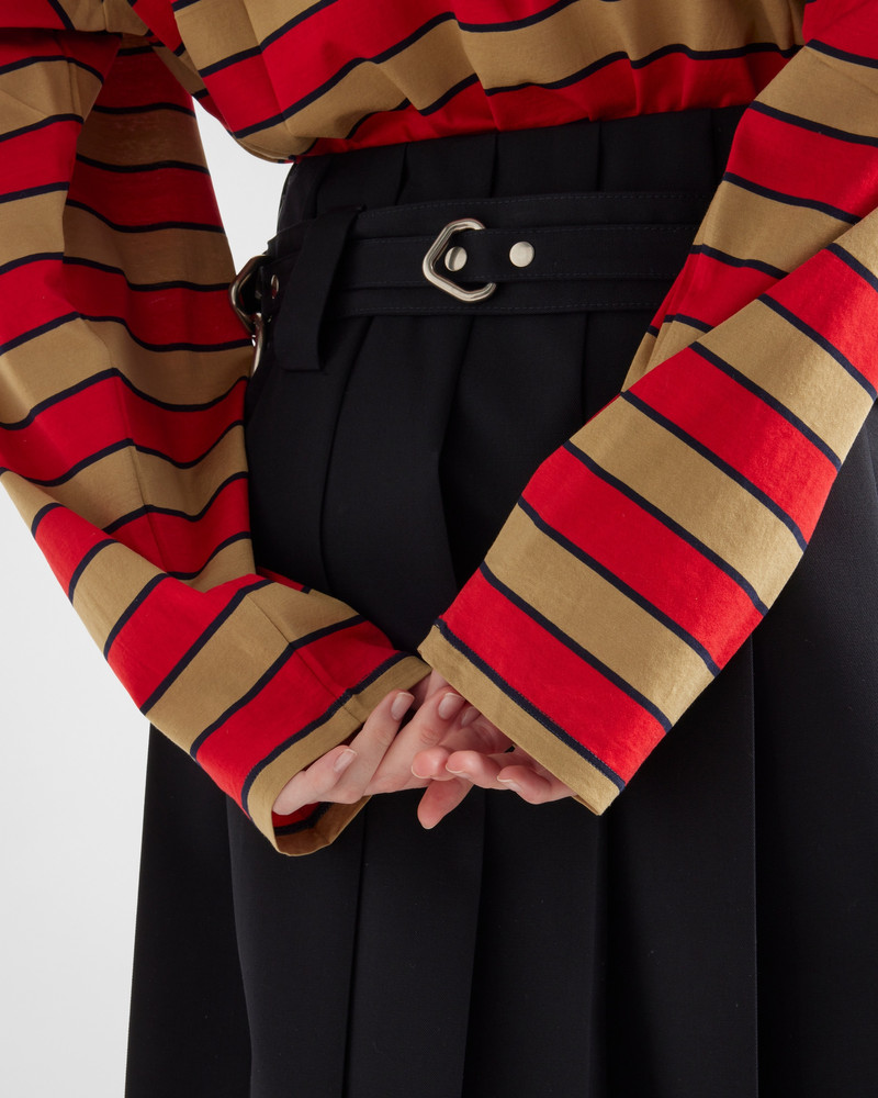 Long-sleeved striped lisle cotton T-shirt 4