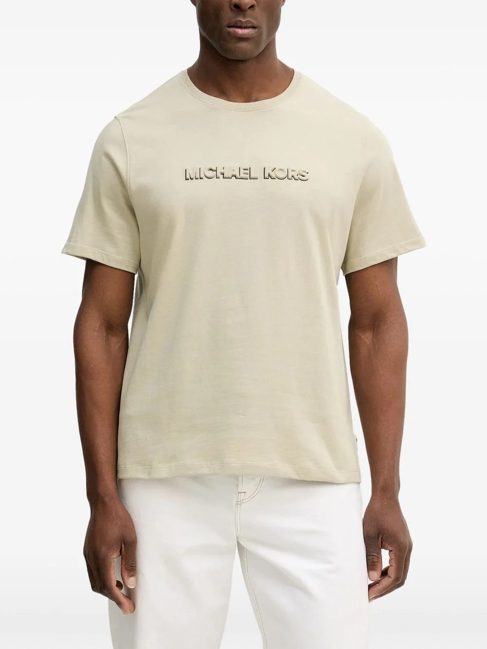 logo-lettering T-shirt - 1